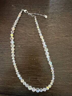 Swarovski AB aurora borealis necklace